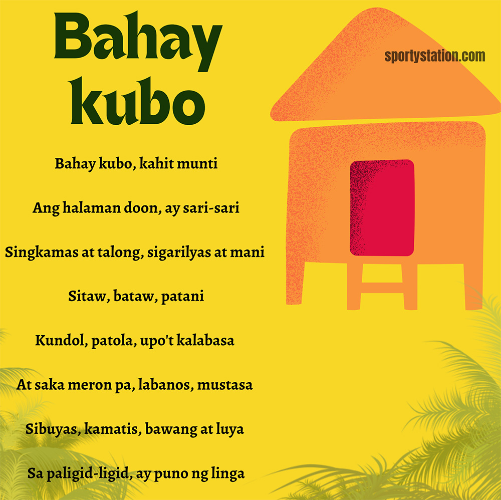 bahay kubo with lyrics - filipino folk song